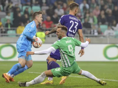 Ažbe Jug - 15.10.2022 &ndash; nogomet &ndash; Olimpija: Maribor, Prva liga Telemacha, 13. krog //FOTO: Jaka Gasar