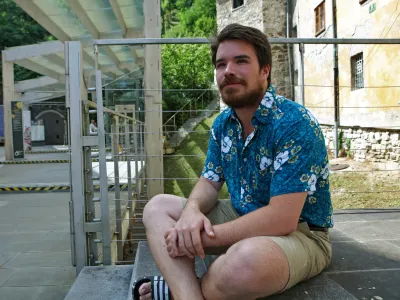 - 28.07.2016 - Du&scaron;an Josip Smodej, direktor festivala sodobne fotografije Fotopub.//FOTO: Tomaž Skale