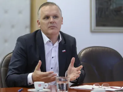 - 27.09.2022 - mag. Bojan Kumer, minister za infrastrukturo od 1. junija 2022 v 15. slovenski vladi pod vodstvom Roberta Goloba  //FOTO: Jaka Gasar