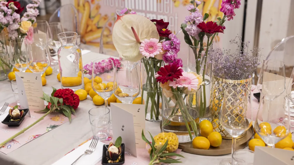 Ljubljana, Cvetlicarska galerija Oblak.<br>Novinarsko srecanje v organizaciji Turizma Ljubljana, na katerem so predstavili program letosnjega kulinaricnega festivala November Gourmet Ljubljana, ki bo od 2. do 30. 11.