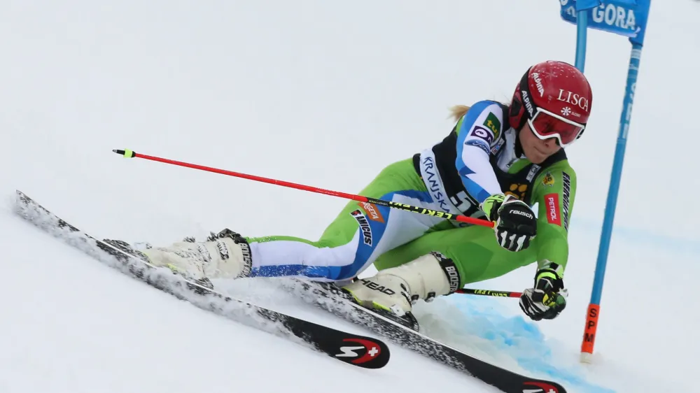 Ana Bucik- 54. pokal Zlata lisica 2018 - Svetovni pokal v alpskem ženskem smučanju &ndash; Kranjska gora &ndash; veleslalom  //FOTO: Bojan Velikonja