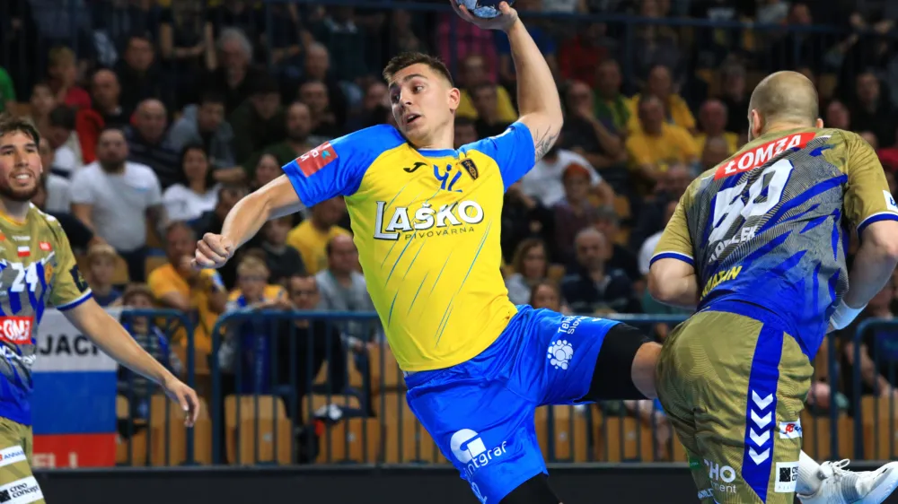 Celje - Dvorana Zlatorog - rokomet - Liga prvakov - RK Celje PL - Kielce - AvtorAndrej Petelin&scaron;ek Patrik Martinović