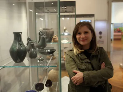 Petra Brodar, arheologinja in muzejska animatorka: Foto: Tomaž Skale