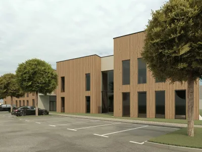 Vrtec v Selnici ob Dravi bo v celoti zgrajen povsem iz slovenskega lesa s patentiranim masivnim sistemom iQwood. F Lumar