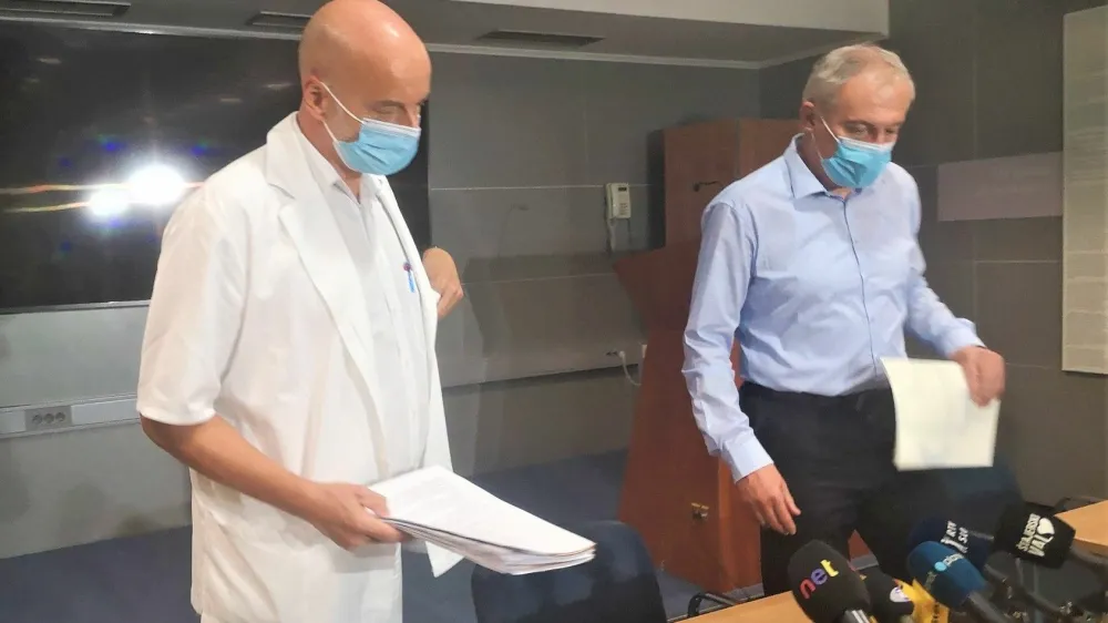 strokovni direktor Franci Vindi&scaron;ar in direktor SBC Aleksander Svetel&scaron;ek