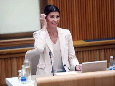 Dominika &Scaron;varc Pipan - 30.05.2022 - predstavitev kandidatke za ministrico za pravosodje Dominike &Scaron;varc Pipan pred odborom DZ za pravosodje //FOTO: Tomaž Skale