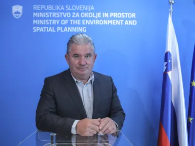 - 19.05.2021 &ndash; Andrej Vizjak, minister za okolje in prostor v 14. Vladi RS pod vodstvom Janeza Jan&scaron;e od 13. marca 2020 /FOTO: Jaka Gasar