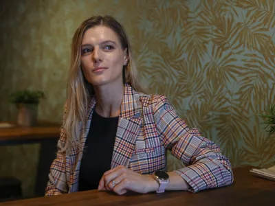 Ksenija Mjanciuk, predsednica Beloruske skupnosti v Sloveniji