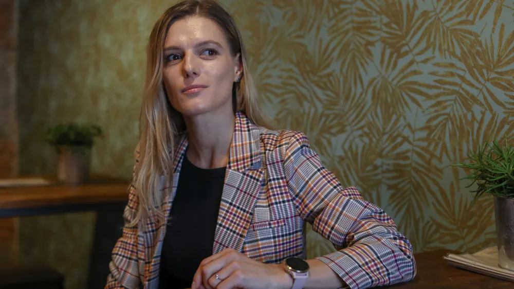 Ksenija Mjanciuk, predsednica Beloruske skupnosti v Sloveniji