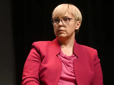 Nata&scaron;a Pirc Musar - 29.09.2022 - Predsedni&scaron;ke volitve 2022 &ndash; prvo uradno soočenjem predsedni&scaron;kih kandidatov v okviru zaključka Festivala za tretje življenjsko obdobje v Cankarjevem domu -//FOTO: Nik Erik Neubauer  