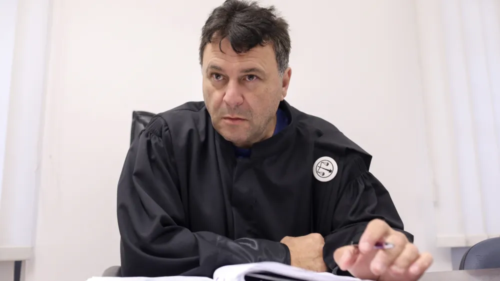 sodnik Zvjezdan Radonjić - 10.06.2020 &ndash; sojenje Zlatanu Veliću- predobravnavni narok zaradi roparske tatvine. //FOTO: Jaka Gasar