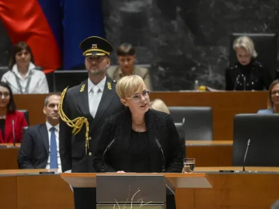 Nata&scaron;a Pirc Musar je prva ženska v zgodovini samostojne Slovenije, ki so ji volilci zaupali petletni predsedni&scaron;ki mandat na čelu države. Foto: Nik Erik Neubauer