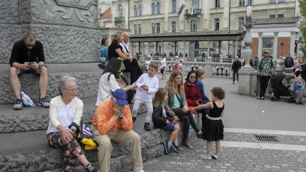 - Ljubljana - - 10.06.2022 - Turizem v Sloveniji &ndash; poletna turistična sezona - turisti - //FOTO: Jaka Gasar