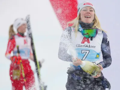 Mikaela Shiffrin bo imela na jutri&scaron;njem slalomu priložnost, da doseže tretjo zmago v treh dneh, ki bi bila njena že jubilejna 80. v svetovnem pokalu.&nbsp;