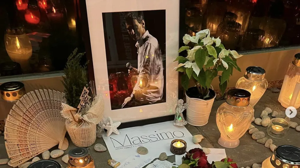 Prebivalci hrva&scaron;ke prestolnice se od Massima poslavljajo pred Koncertno dvorano Vatroslava Lisinskega.