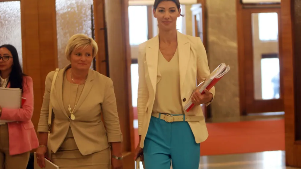 Dominika &Scaron;varc Pipan - 30.05.2022 - predstavitev kandidatke za ministrico za pravosodje Dominike &Scaron;varc Pipan pred odborom DZ za pravosodje //FOTO: Tomaž Skale