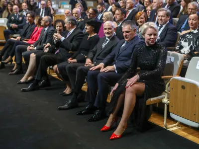 predsednica DZ Ur&scaron;ka Klakočar Zupančič- 23.12.2022 - Dan samostojnost in enotnosti 2022 - osrednja državna slovesnost - proslava&nbsp;//FOTO: Luka Cjuha