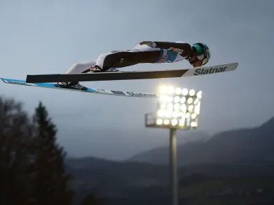 Anže Lani&scaron;ek je bil danes v Bischofshofnu aboniran na tretje mesto, na katerem je bil v kvalifikacijah in v obeh serijah za trening.