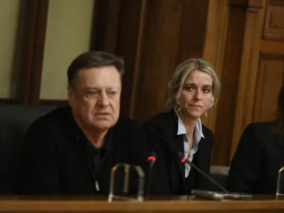 - 10.01.2023 - MOL - novinarska konferenca ljubljanskega župana Zorana Jankovića - predstavili nova direktorja Javnega holdinga Ljubljana in javnega podjetja Voka Snaga ter novo vodjo Oddelka za gospodarske dejavnosti in promet&nbsp;//FOTO: Luka Cjuha