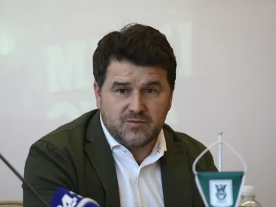 direktor NK Olimpija Igor Bari&scaron;ić - 23.03.2022 &ndash; Nogometni klub NK Olimpija - predstavili novega trenerja Roberta Prosinečkega //FOTO: Luka Cjuha