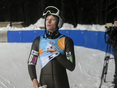 državni prvak Anže Lani&scaron;ek<br><br>- 21.12.2022 &ndash; Planica &ndash; smučarski skoki &ndash; člansko državno prvenstvo v smučarskih skokih na Bloudkovi velikanki -<br><br>//FOTO: 