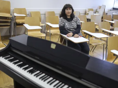 - 09.06.2016 - Larisa Vrhunc, skladateljica in pedagoginja na Oddelku za muzikologijo na Filozofski fakulteti Univerze v Ljubljani  //FOTO: Jaka Gasar