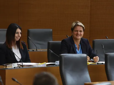 Jelka Godec SDS- 31.05.2022 - predstavitev kandidata za ministra za zdravje Danijela Be&scaron;iča Loredana pred odborom DZ za zdravstvo; //FOTO: Luka Cjuha