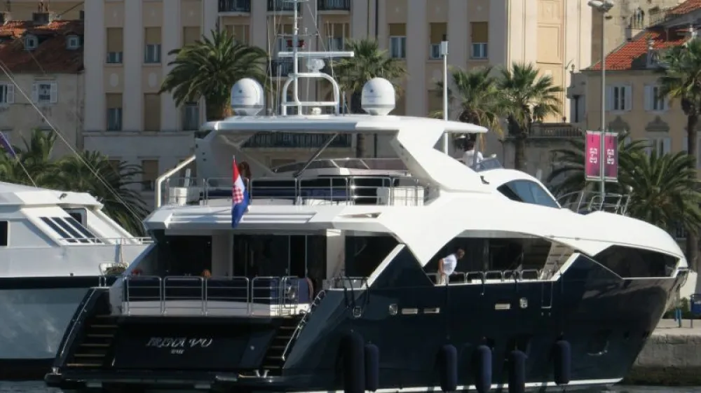 28.05.2016., Split - Jahta Irina Vu splitskoj luci.rPhoto: Ivo Cagalj/PIXSELL