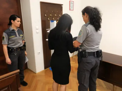 Ljubljana. Sodi&scaron;če. Sojenje v zadevi Tanja TolimirFoto: Robert Balen