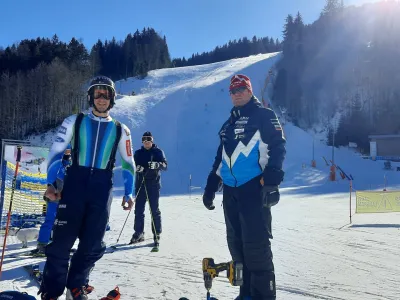 Žan Kranjec Klemen Bergant Podkoren