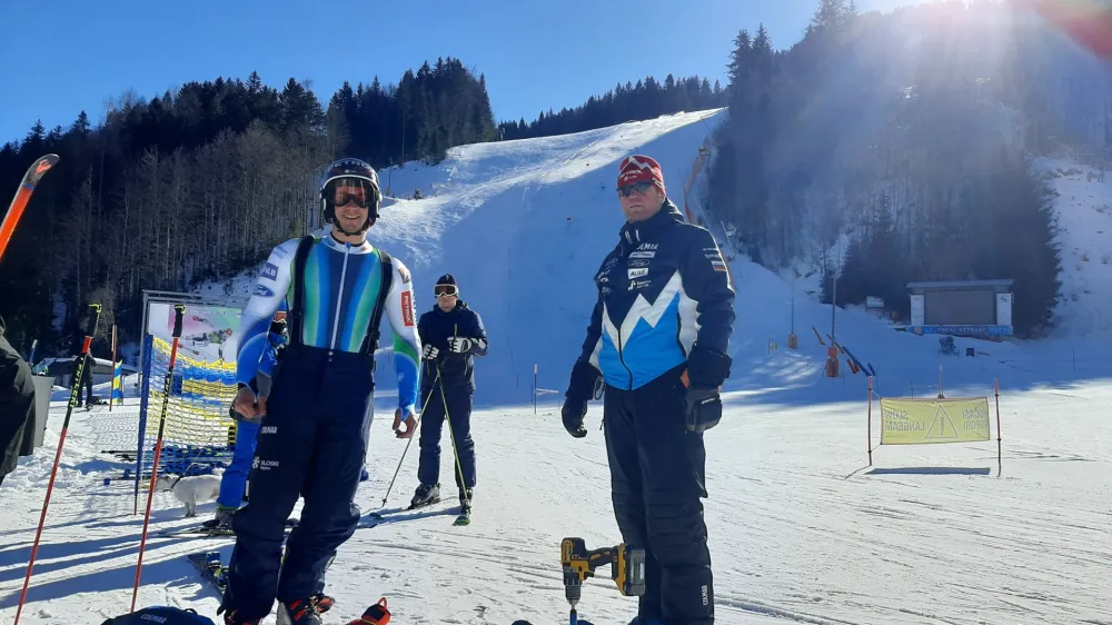 Žan Kranjec Klemen Bergant Podkoren