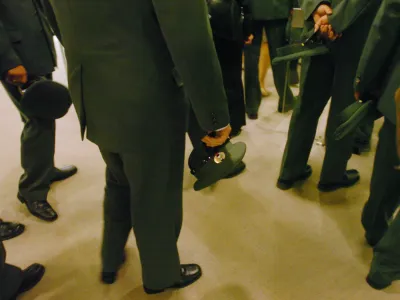 - ilustrativna fotografija - &ndash; uniforma &ndash; cariniki  - 15. Obletnica obstoja Carinska uprava RS; slovesnost,// FOTO: Luka CjuhaOPOMBA: ZA OBJAVO V ČASOPISU DNEVNIK