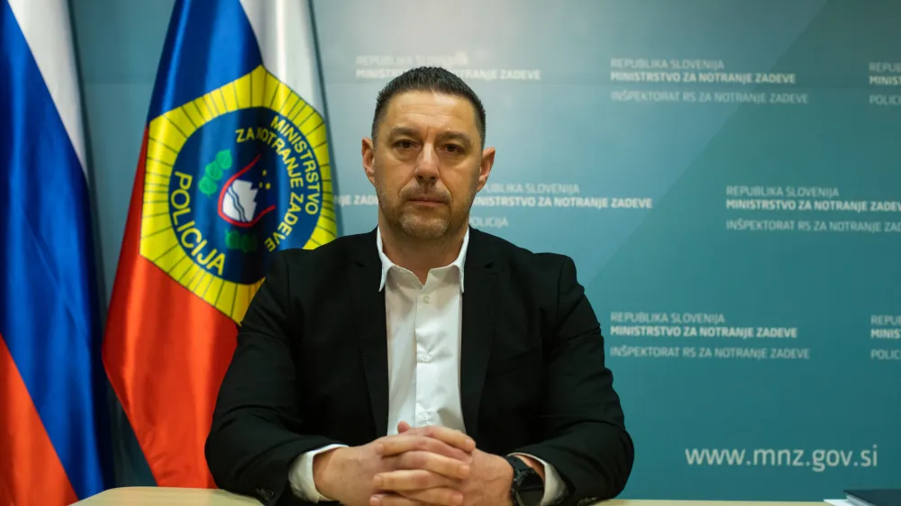Damjan Apollonio, vodja sektorja za organizirano kriminaliteo na Generalni policijski upravi.<br><br> <br>- 17.01.2023 &ndash; Generalna policijska uprava (GPU) - predstavili informacije o razbitju kriminalne združbe, ki se je ukvarjala s preprodaje droge;<br> <br>//FOTO: Bojan Velikonja