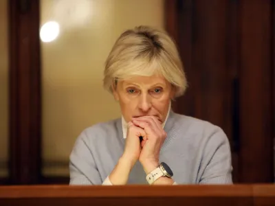 Antonija Poplas Susič, direktorica Zdravstvenega doma ZD Ljubljana<br><br>- 17.01.2023 &ndash; Mestna občina Ljubljana (MOL) - novinarska konferenca ljubljanskega župana Zorana Jankovića, na kateri je predstavil novi vodji oddelka za zdravje in socialno varstvo ter službe za lokalno samoupravo,<br><br>//FOTO: Tomaž Skale<br>