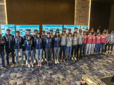 V slovenski reprezentanci za svetovno prvenstvo v nordijskem smučanju, ki se bo v Planici začelo v torek, je 33 &scaron;portnikov in &scaron;portnic. Foto: Luka Cjuha