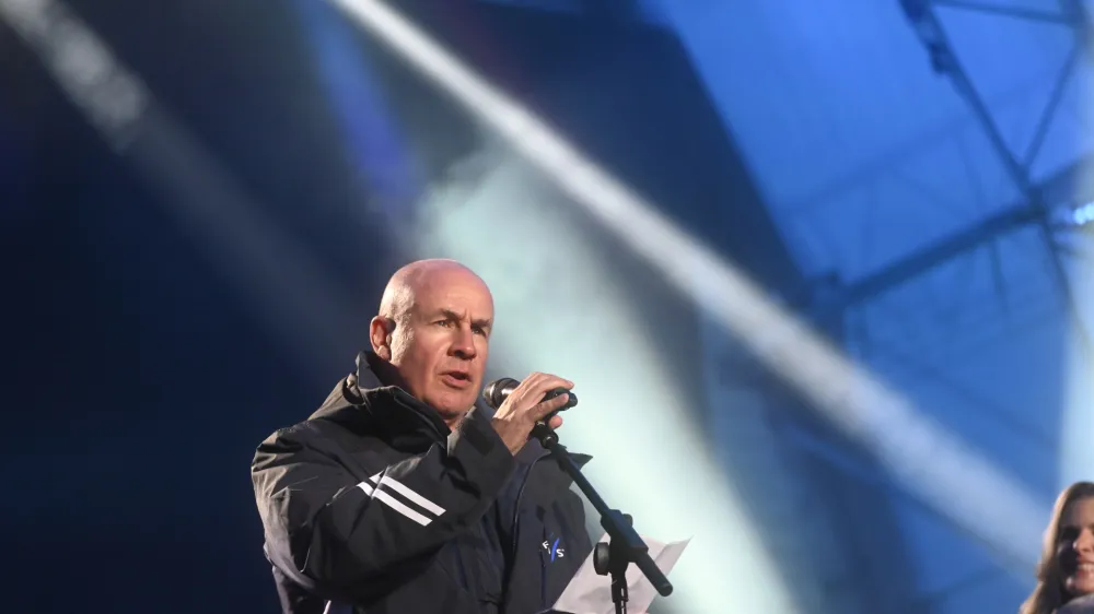 Johan Eliasch, predsednik Mednarodne smučarske in deskarske zveze<br><br>- 21.02.2023 &ndash; Kranjska Gora - otvoritvena slovesnost 43. svetovnega prvenstva v nordijskem smučanju PLANICA 2023 - največji &scaron;portni dogodek v zgodovini Slovenije,<br><br> <br><br>//FOTO: Nik Erik Neubauer