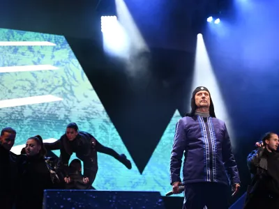 Laibach, <br><br>- 21.02.2023 &ndash; Kranjska Gora - otvoritvena slovesnost 43. svetovnega prvenstva v nordijskem smučanju PLANICA 2023 - največji &scaron;portni dogodek v zgodovini Slovenije,<br><br> <br><br>//FOTO: Nik Erik Neubauer