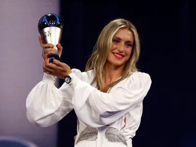 Soccer Football - The Best FIFA Football Awards - Salle Pleyel, Paris, France - February 27, 2023 FC Barcelona's Alexia Putellas winner of The Best FIFA Women's Player award 2022 REUTERS/Sarah Meyssonnier   TPX IMAGES OF THE DAY