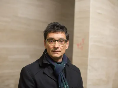 - 16.01.2019 &ndash; Peter Svetina, specialni pedagog in socialni podjetnik - kandidat za varuha človekovih pravic //FOTO: Luka Cjuha.