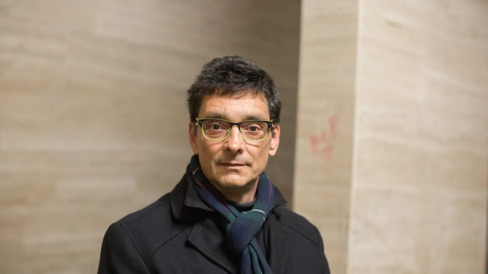 - 16.01.2019 &ndash; Peter Svetina, specialni pedagog in socialni podjetnik - kandidat za varuha človekovih pravic //FOTO: Luka Cjuha.