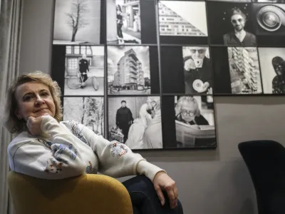 - 03.03.2023 - Oksana Zabuzhko, ukrajinska feministična pisateljica //FOTO: Jaka Gasar