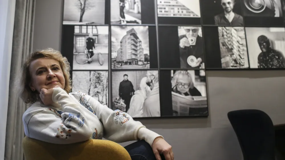 - 03.03.2023 - Oksana Zabuzhko, ukrajinska feministična pisateljica //FOTO: Jaka Gasar