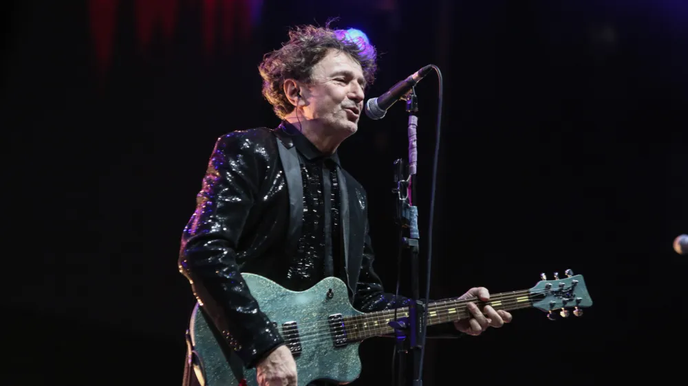 Goran Bregović- 09.03.2018 &ndash; Koncert rock skupine Bijelo dugme v Sloveniji - Sarajevska zasedba, ki je močno zaznamovala jugoslovansko rock sceno v 70. in 80. letih je razpadla leta 1989 in se ponovno združila leta 2005, //FOTO: Luka Cjuha.