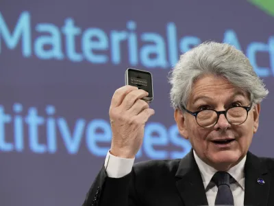 Pri surovinah za baterije je Evropska unija močno odvisna od Kitajske, je nujnost diverzifikacije opisoval komisar za notranji trg Thierry Breton.&nbsp;