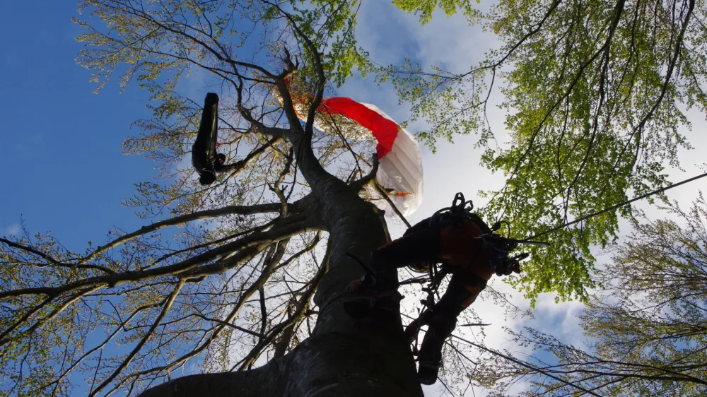 Padalec, jadralni padalec, nesreča, GRS Tolmin