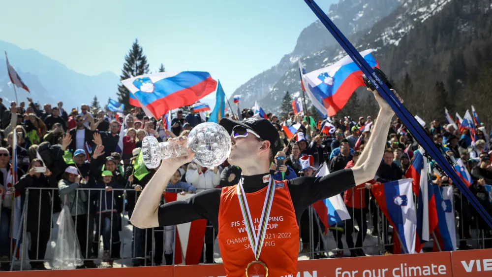 Žiga Jelar- 27.03.2022 &ndash; Smučarski skoki Planica 2022 - FIS finale svetovnega pokala v poletih &ndash; posamična tekma//FOTO: Luka Cjuha