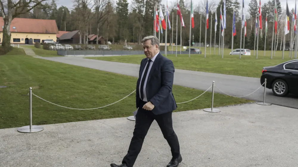 minister za visoko &scaron;olstvo, znanost in inovacije dr. Igor Papič- 14.03.2023 - Brdo pri Kranju &ndash; 5. Vrh koalicije 2023 - srečanje koalicijskih partnerjev Gibanje Svoboda, SD in Levica - posvet poslancev strank vladne koalicije ter ministrske ekipe o aktualnih političnih zadevah: razprava o davčni in &scaron;olski reformi FOTO: Jaka Gasar