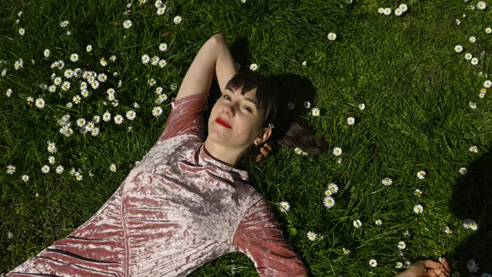 Anja Novak, dobitnica nagrade Slavka Gruma - 06.04.2023 &ndash; Teden slovenske drame - 53. TSD 2023 -//FOTO: Nik Erik Neubauer