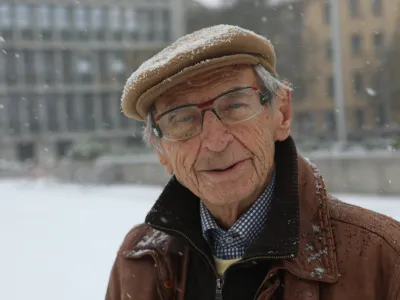 - 02.12.2020 &ndash; Janez Winkler, partizan, tabori&scaron;čnik, policist, eden idejnih očetov kolesarskega maratona Franja - upokojil se je kot načelnik slovenske milice (policije) pred 36 leti//FOTO: Tomaž SkaleOPOMBA: DNEVNIKOV OBJEKTIV - INTERVJU 2020