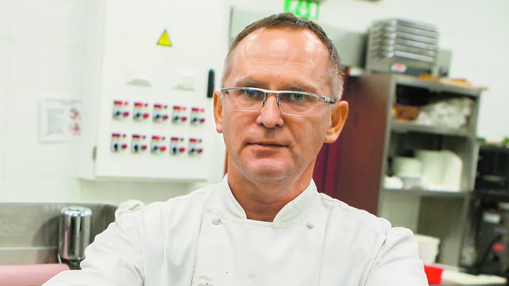 Janez Bratovž, kuharski velemojster - &scaron;ef in lastnik ljubljanske restavracije JB  //FOTO: Bojan Velikonja